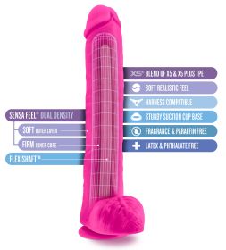 Au Naturel (Option: Bold  Daddy  14 Inch Dildo  Pink)