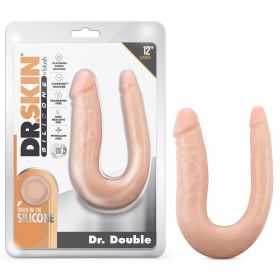 Dr. Skin Silicone (Option: Dr. Double  12 Inch Double  Dong  Vanilla)