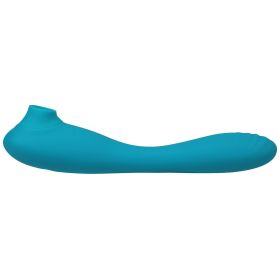 This Product Sucks (Option: Sucking Clitoral Stimulator  With Bendable GSpot Vibrator  Teal)