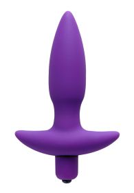 Aria Vibrating Silicone Anal Plug (Option: Small)