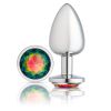 Cloud 9 Novelties Gems Silver Chromed Anal Plug