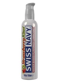 Swiss Navy Flavors Water Based Lubricant (Option: Strawberry Kiwi 4 Fl. Oz.)