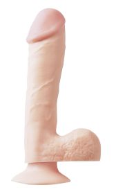 Basix Rubber Works (Option: 7.5 Inch Dong With Suction Cup  Flesh)